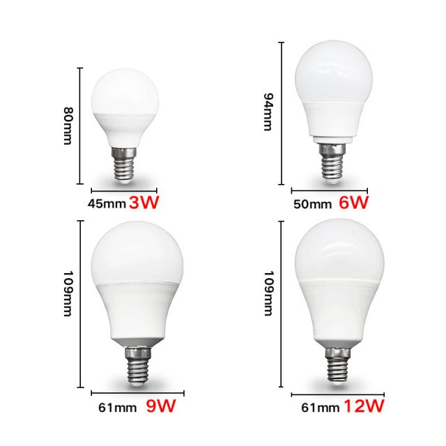 Classic E14 And E27 LED Bulb